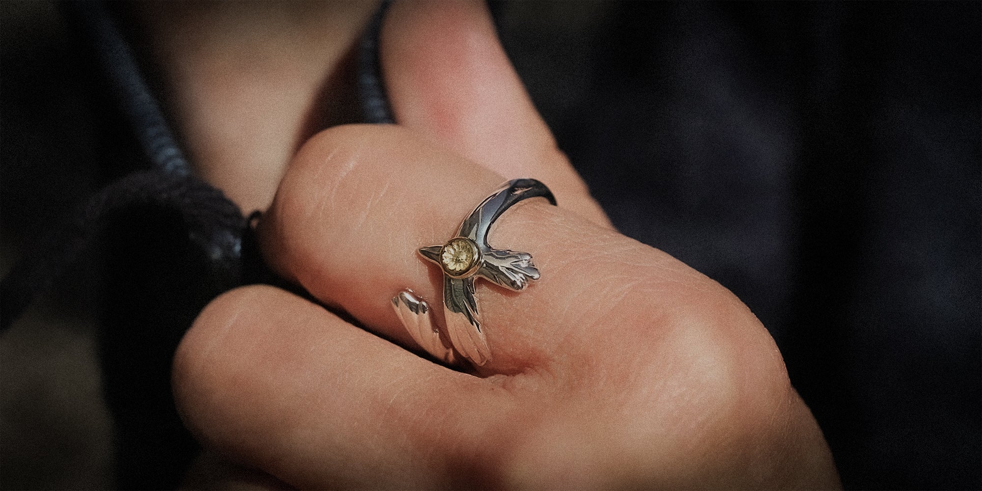 Spring Silver Rings Bangles Feather Pendant Made in Japan Accessories