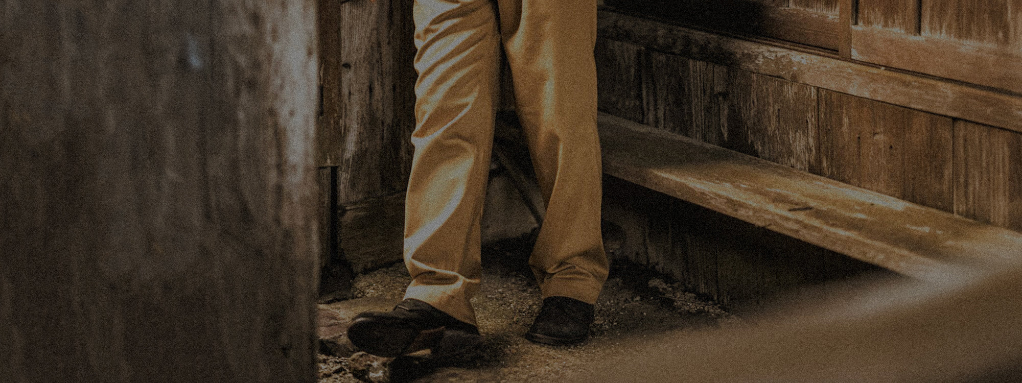 Men's chinos and trousers including Japanese work pants and military styles 日本製チノパン