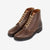 Skoob Infantry Service Boots Horween waxed flesh leather front view