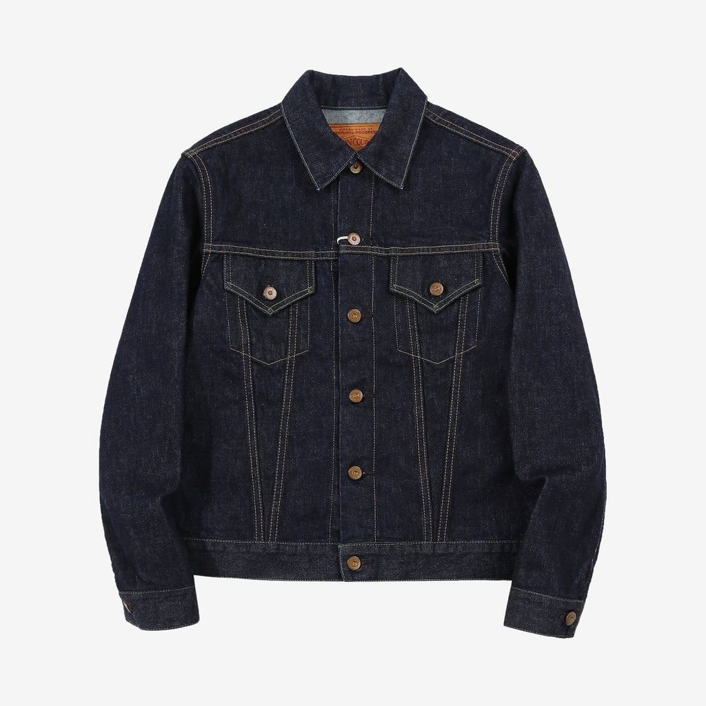 boncoura 15oz selvedge denim type 3 jacket indigo made in japan