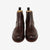 Moto Lot 1050 side gore boots Italian horsebutt leather brown front