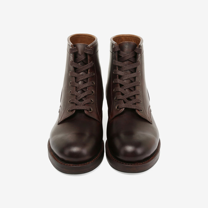 Moto Motor Lot 1020 Italian horsebutt service boots brown vintage leather boots Japan front