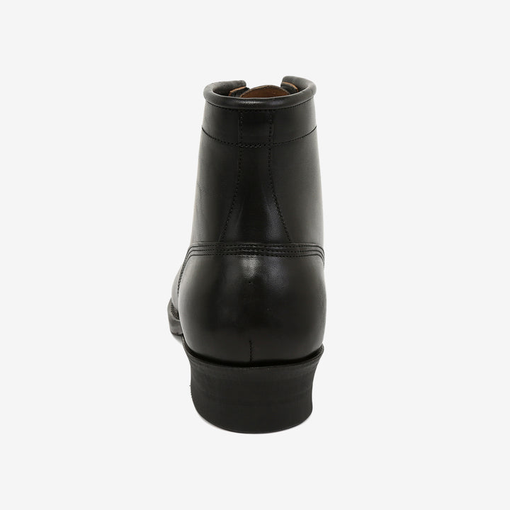 Moto Lot 1020 service boots Italian horsebutt leather black back