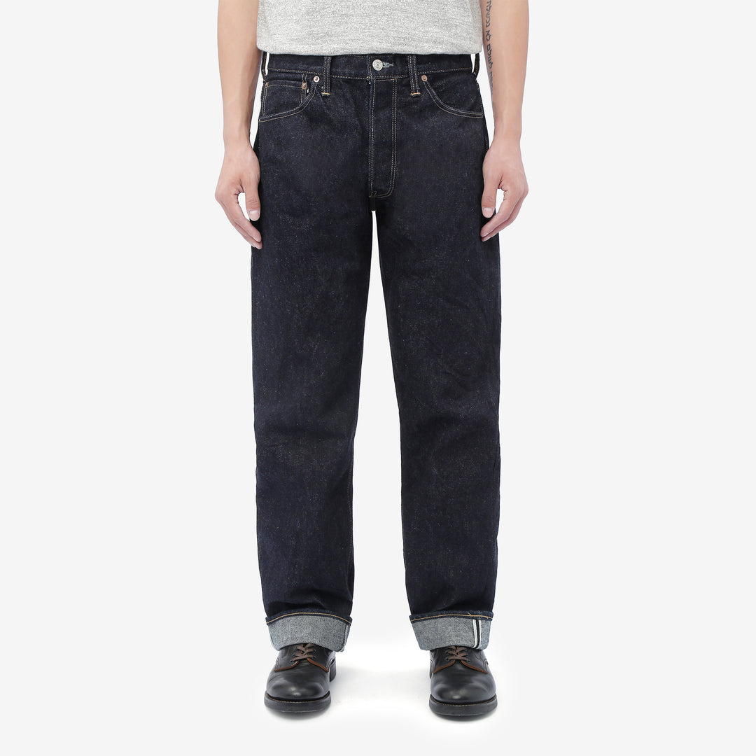 Deluxeware DX7022 22oz Selvedge Denim Jeans – Model Front Fit
