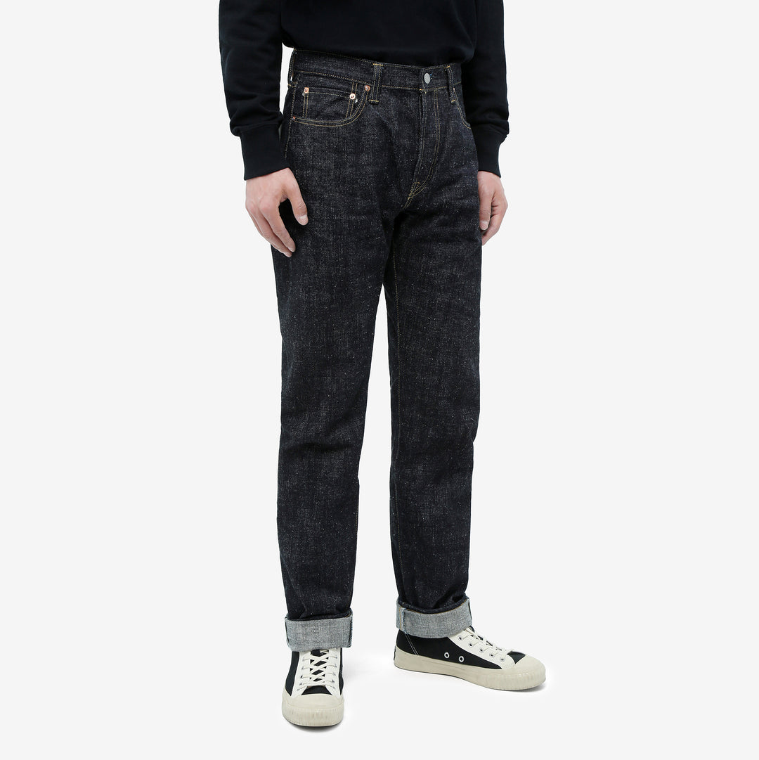 Omoto Denim 0411 15.5oz slub nep selvedge denim slim tapered jeans Japan wear image front side