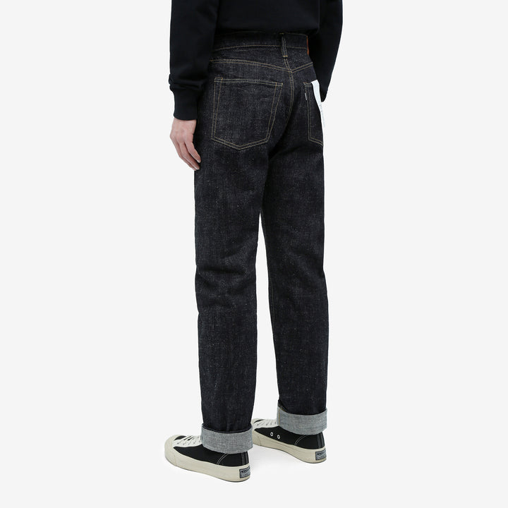 Omoto Denim 0411 15.5oz slub nep selvedge denim slim tapered jeans Japan wear image back side 2