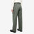 WASEW WSW-25A-010 Vat-Dyed Chino One-Tuck Trousers in wide straight fit, made in Japan wear image back