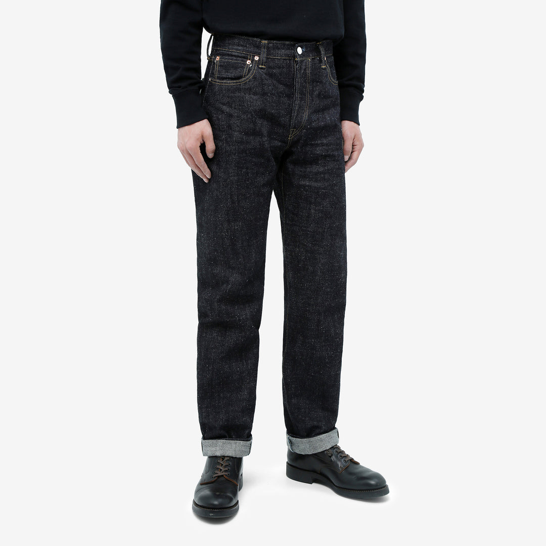 Omoto Denim 0611 15.5oz slub nep selvedge denim relaxed tapered jeans Japan wear image front side