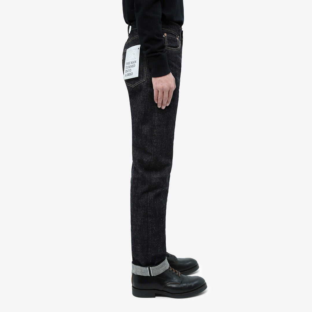Omoto Denim 0611 15.5oz slub nep selvedge denim relaxed tapered jeans Japan wear image side
