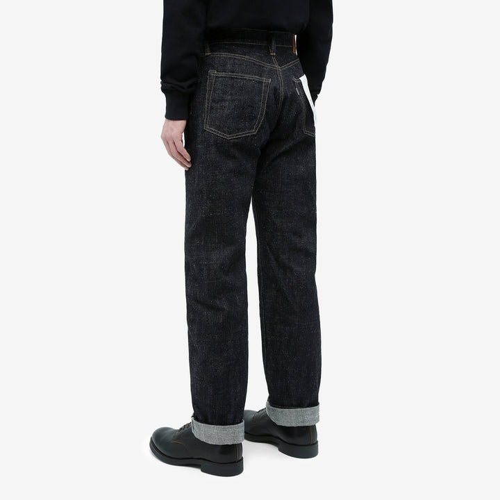 Omoto Denim 0611 15.5oz slub nep selvedge denim relaxed tapered jeans Japan wear image back side 2