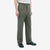 Deluxeware 946A MIL-SPEC ’46 Chino Trousers in Army Green – Model Three-Quarter Front View