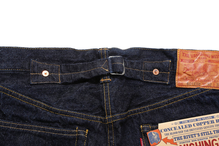 Freewheelers 2232012 Lot 601XXC 1937 14oz Selvedge Denim – Cinch-Back Detail