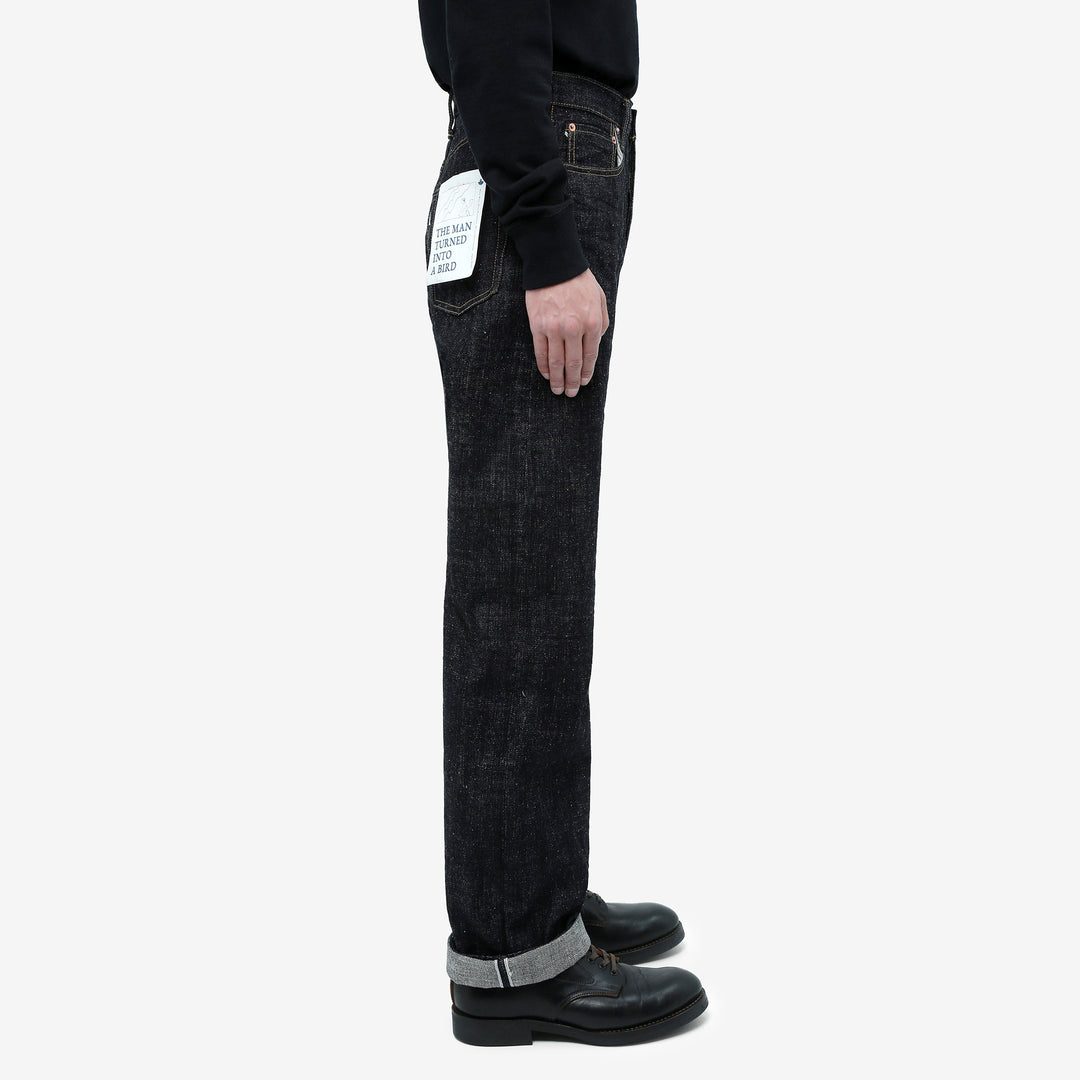 Omoto Denim 0811 15.5oz slub nep selvedge denim wide tapered jeans Japan wear image side