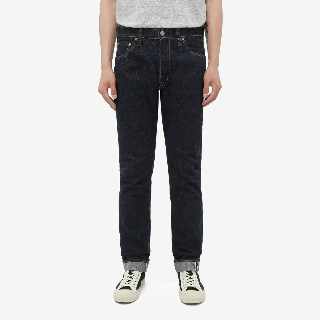 Pure Blue Japan XX-019 14oz Indigo Selvedge Jeans - Model Front View