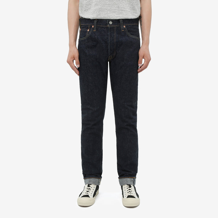 Pure Blue Japan XX-019 14oz Indigo Selvedge Jeans - Model Front View