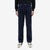 Omoto Denim 0621 indigo sashiko trousers relaxed tapered Japanese pants wear image front