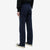 Omoto Denim 0621 indigo sashiko trousers relaxed tapered Japanese pants wear image back side 2