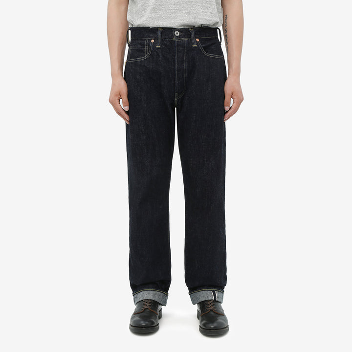 Freewheelers 2612441 Lot S601XX WWII 14oz Selvedge Jeans – Model Front View