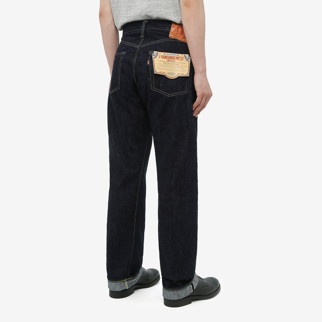 Freewheelers 2612441 Lot S601XX WWII 14oz Selvedge Jeans – Model Back View
