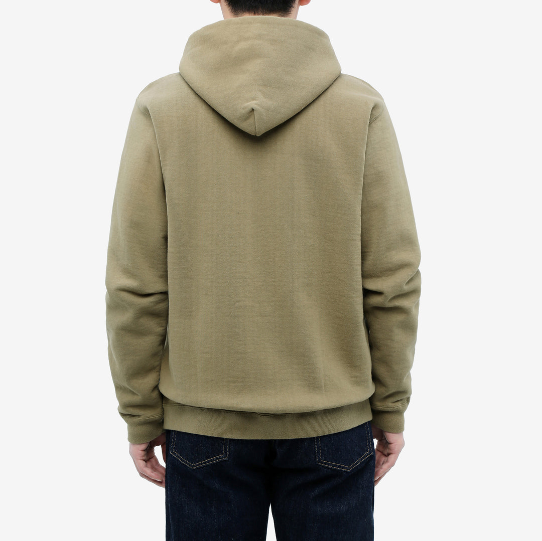 Deluxeware SPZ-00 heavyweight loopwheeled full zip parka made in Japan hoodie