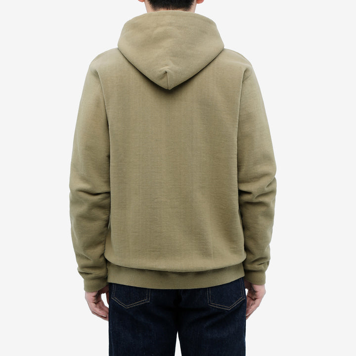 Deluxeware SPZ-00 heavyweight loopwheeled full zip parka made in Japan hoodie