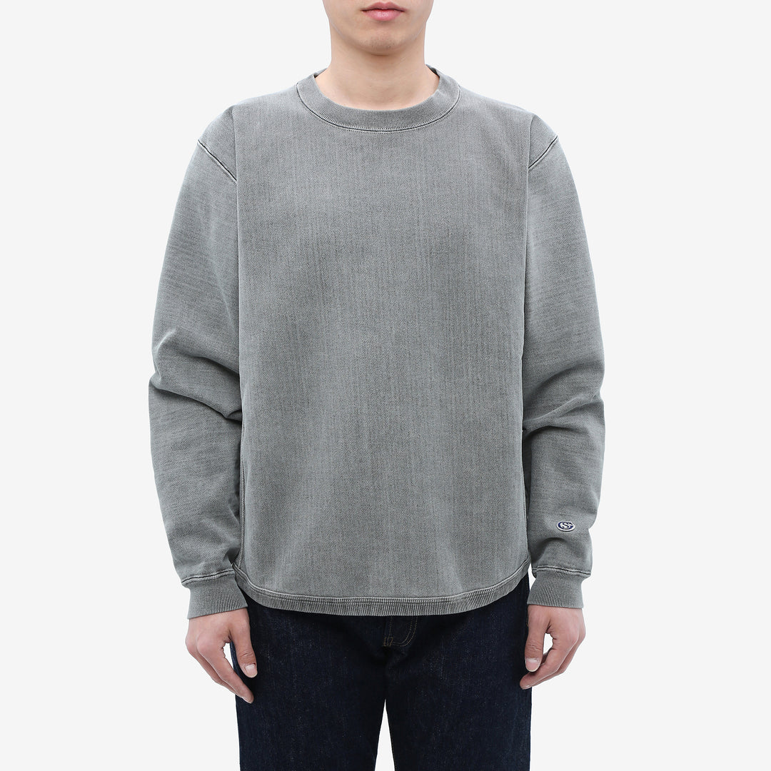 Sugar & Co SGR-RS01 reverse sweatshirt faded black front view wear image