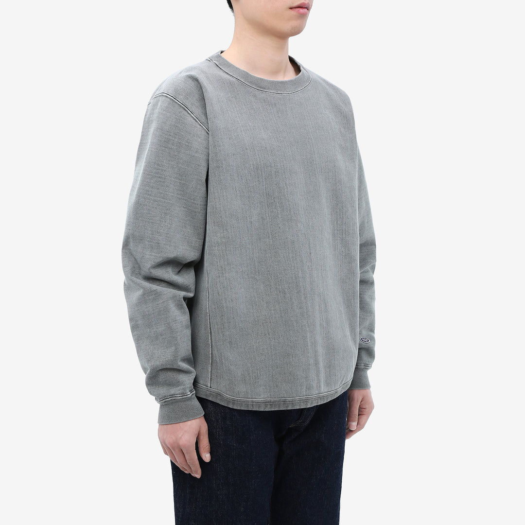 Sugar & Co SGR-RS01 reverse sweatshirt faded black front view wear image side