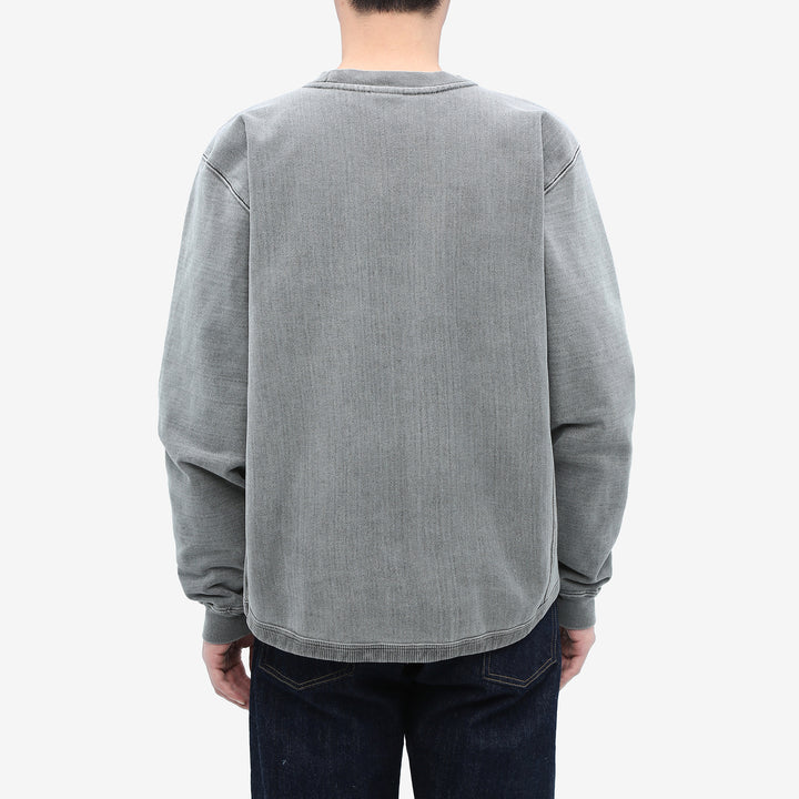Sugar & Co SGR-RS01 reverse sweatshirt faded black front view back