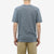 UES 652321 No.8 Slub Yarn Heavyweight T-Shirt – Grey Model Back View