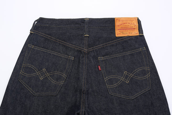 Warehouse & Co. Lot 1001XX1000XX DSB 1947 Model 13.5oz Selvedge Denim Jeans Made in Japan Back Pockets