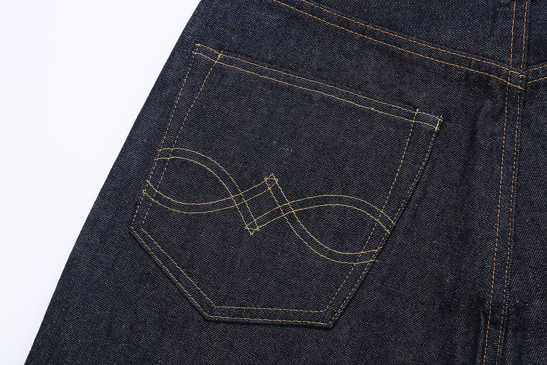 Warehouse & Co. Lot 1001XX1000XX DSB 1947 Model 13.5oz Selvedge Denim Jeans Made in Japan Back Pocket Left