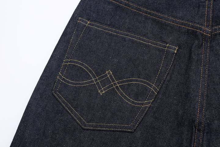 Warehouse & Co. Lot 1001XX1000XX DSB 1947 Model 13.5oz Selvedge Denim Jeans Made in Japan Back Pocket Left