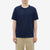 Pure Blue Japan 5411-ID Heavyweight Indigo Slub Jersey T-Shirt Raglan Sleeve Made in Japan Wear Image Front