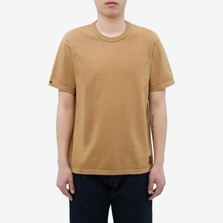Deluxeware DXTS-00 12.5oz loopwheeled t-shirt made in Japan ultra heavyweight crew neck gold