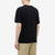 Pure Blue Japan 5411-IDBK Heavyweight Indigo + Black Slub Jersey T-Shirt Raglan Sleeve Made in Japan Wear Image Side View