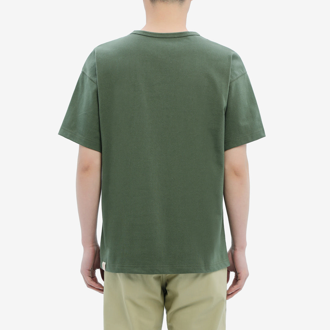 Boncoura High Density Heavyweight Pocket T-Shirt Made in Japan Wear Image Back