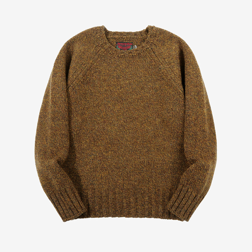 Freewheelers Trailblazer wool sweater raglan sleeve British wool knit Japan front