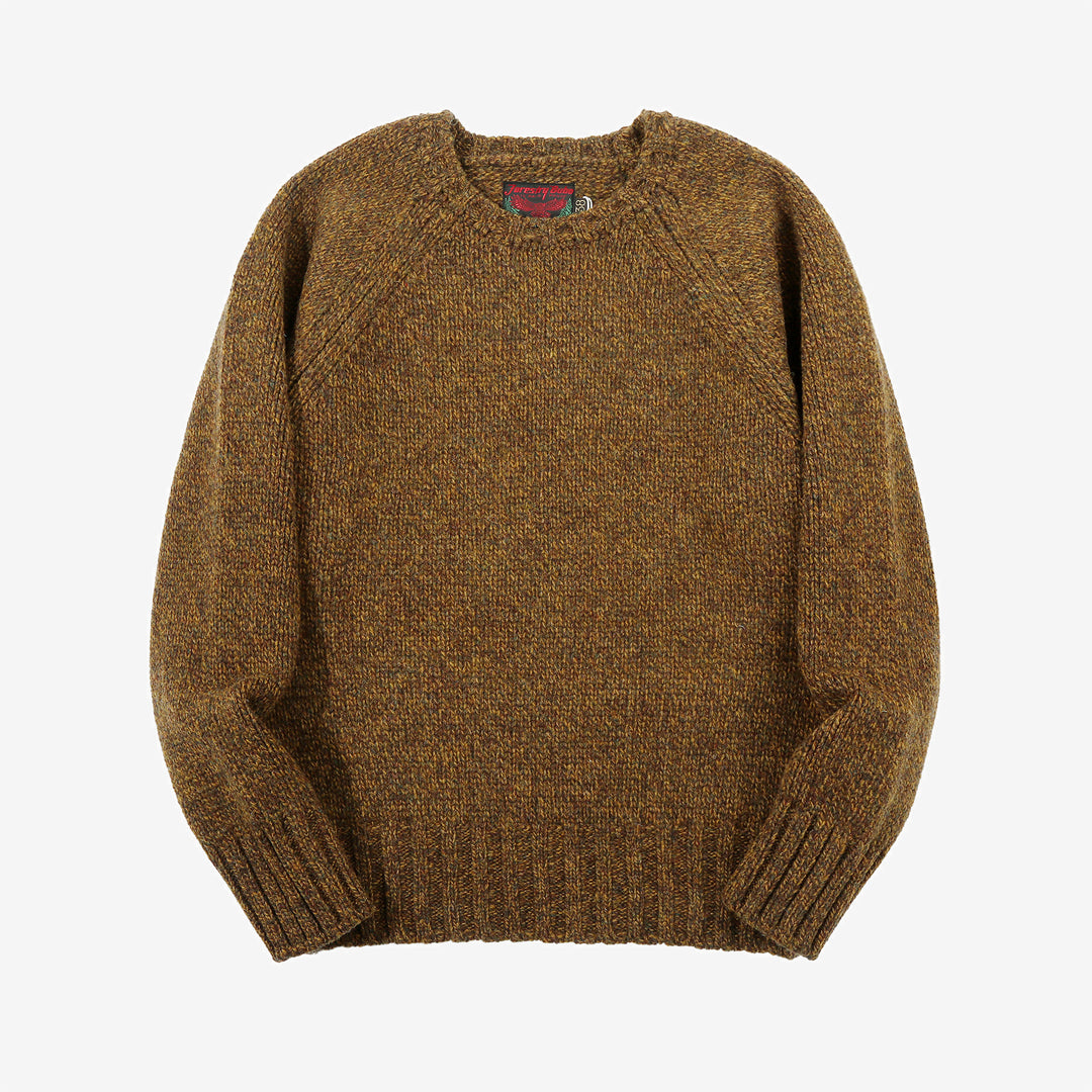 Freewheelers Trailblazer wool sweater raglan sleeve British wool knit Japan front