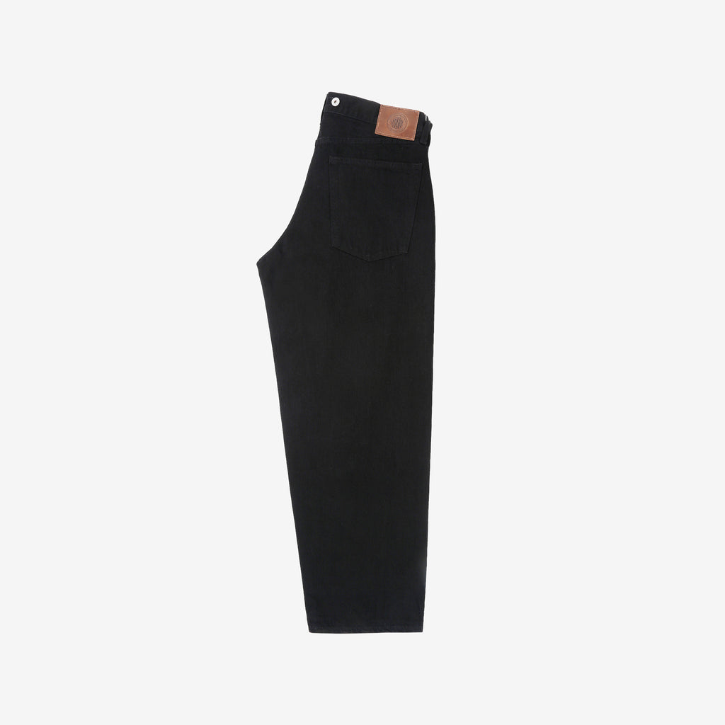 Moto Motor New Vintage 12oz selvedge denim old baggy fit black x black Japanese denim jeans