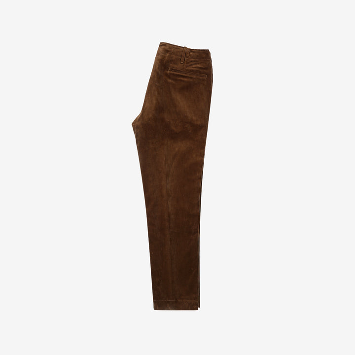 boncoura 8 wale corduroy 41 trousers brown made in japan