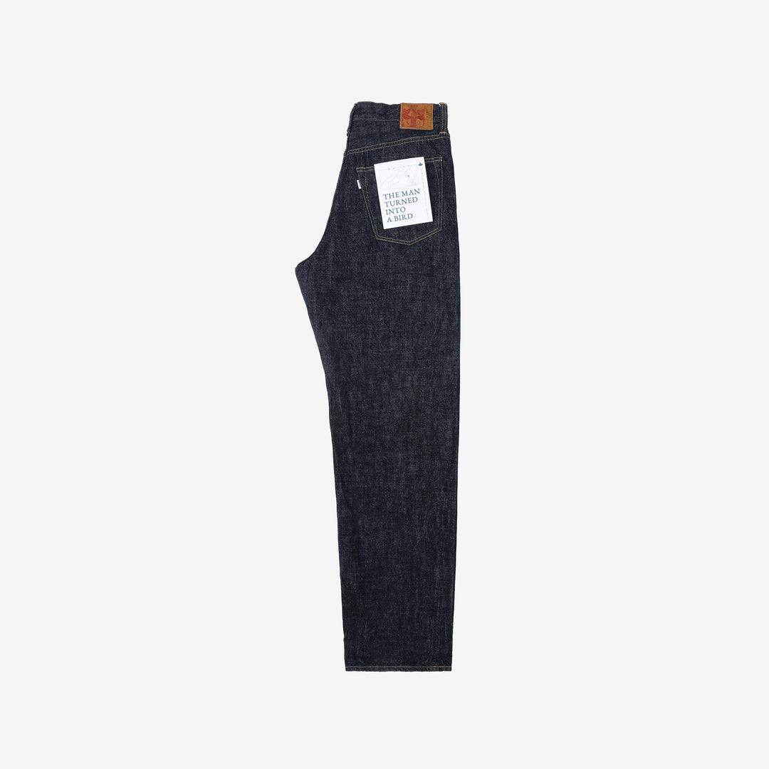 Omoto Denim 0815 13.5oz selvedge denim wide tapered jeans made in Japan