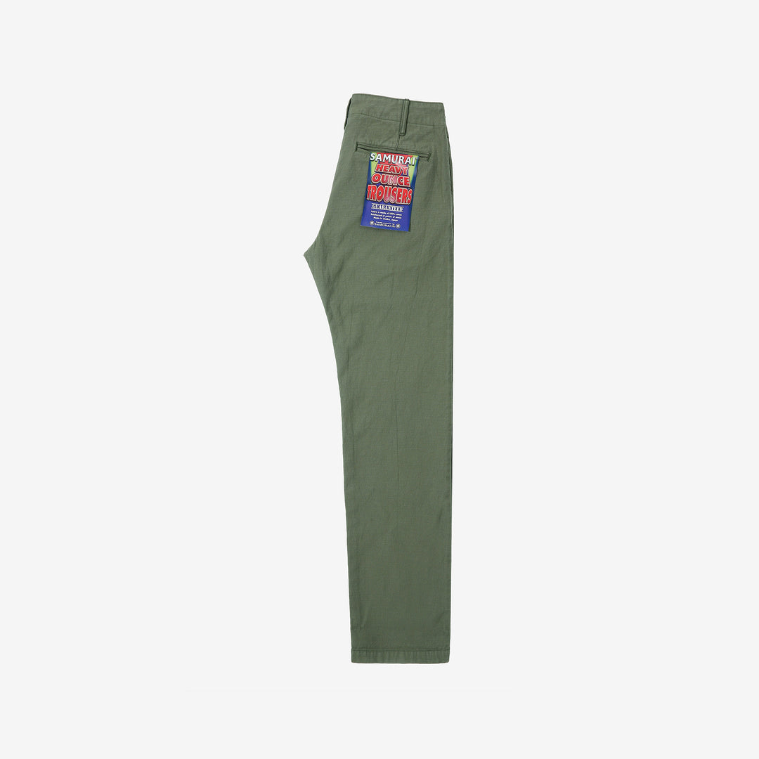 Samurai Jeans SJ42BP 15oz Selvedge Back Sateen Trousers – Regular Straight Fit Full View