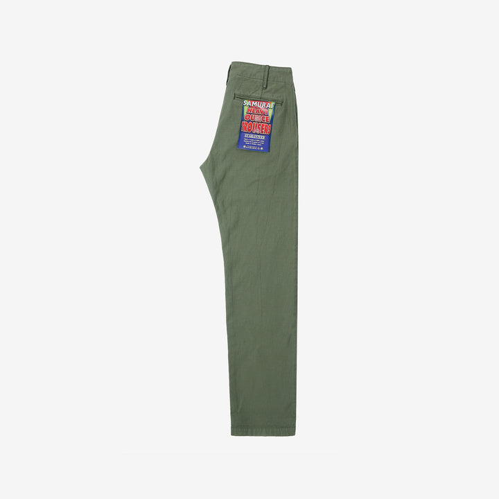 Samurai Jeans SJ42BP 15oz Selvedge Back Sateen Trousers – Regular Straight Fit Full View