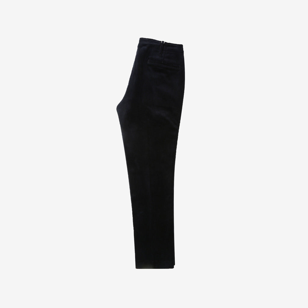 boncoura 8 wale corduroy 41 trousers navy made in japan