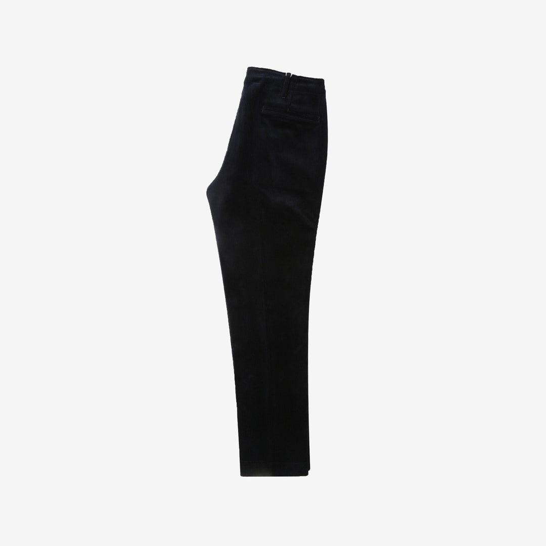 boncoura 8 wale corduroy 41 trousers navy made in japan