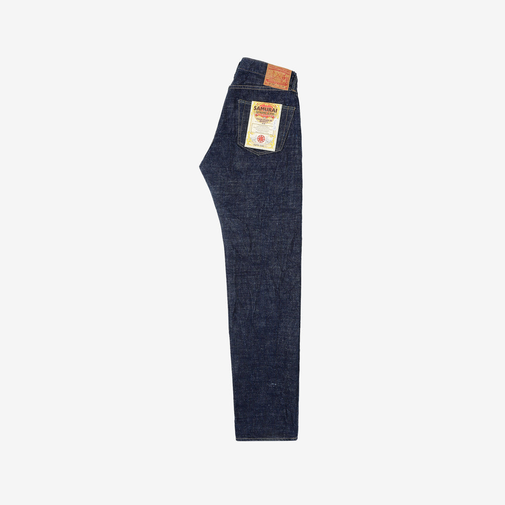 Samurai Jeans S510HXII 15.8oz selvedge denim regular straight made in Japan GL3 fabric full view