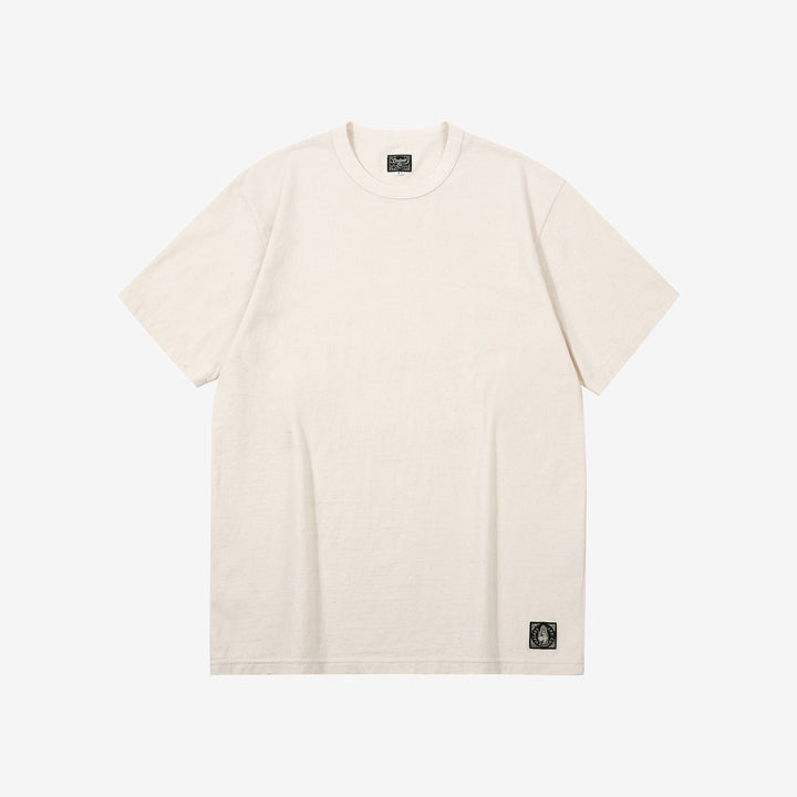 Dalee’s & Co. RGT1920 7oz Wakayama loopwheel jersey T-shirt front view natural