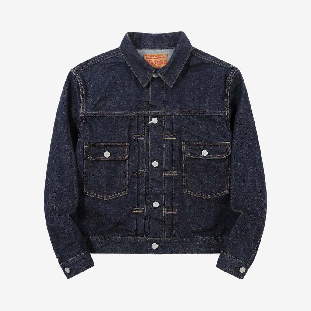 boncoura 15oz selvedge denim type 2 jacket indigo made in japan