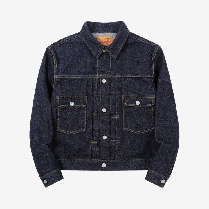 boncoura 15oz selvedge denim type 2 jacket indigo made in japan