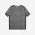 Stevenson Overall Co. SH Side Flex Loopwheeled Henley Neck T-Shirt Heather Gray Made In Japan front